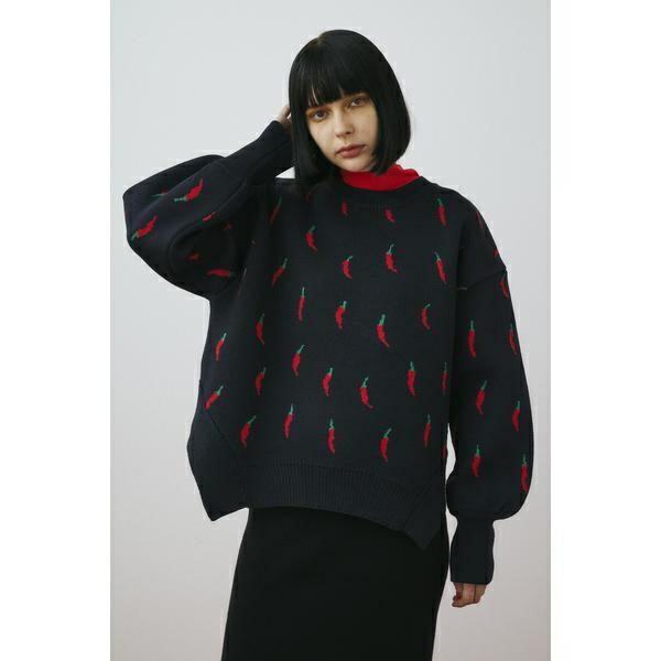 楽天市場】Chili pattern knit pullover／ヘリンドットサイ（HeRIN.CYE