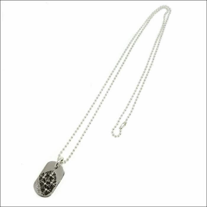楽天市場】【CHROME HEARTS クロムハーツ】Dog Tag Small ”Raised