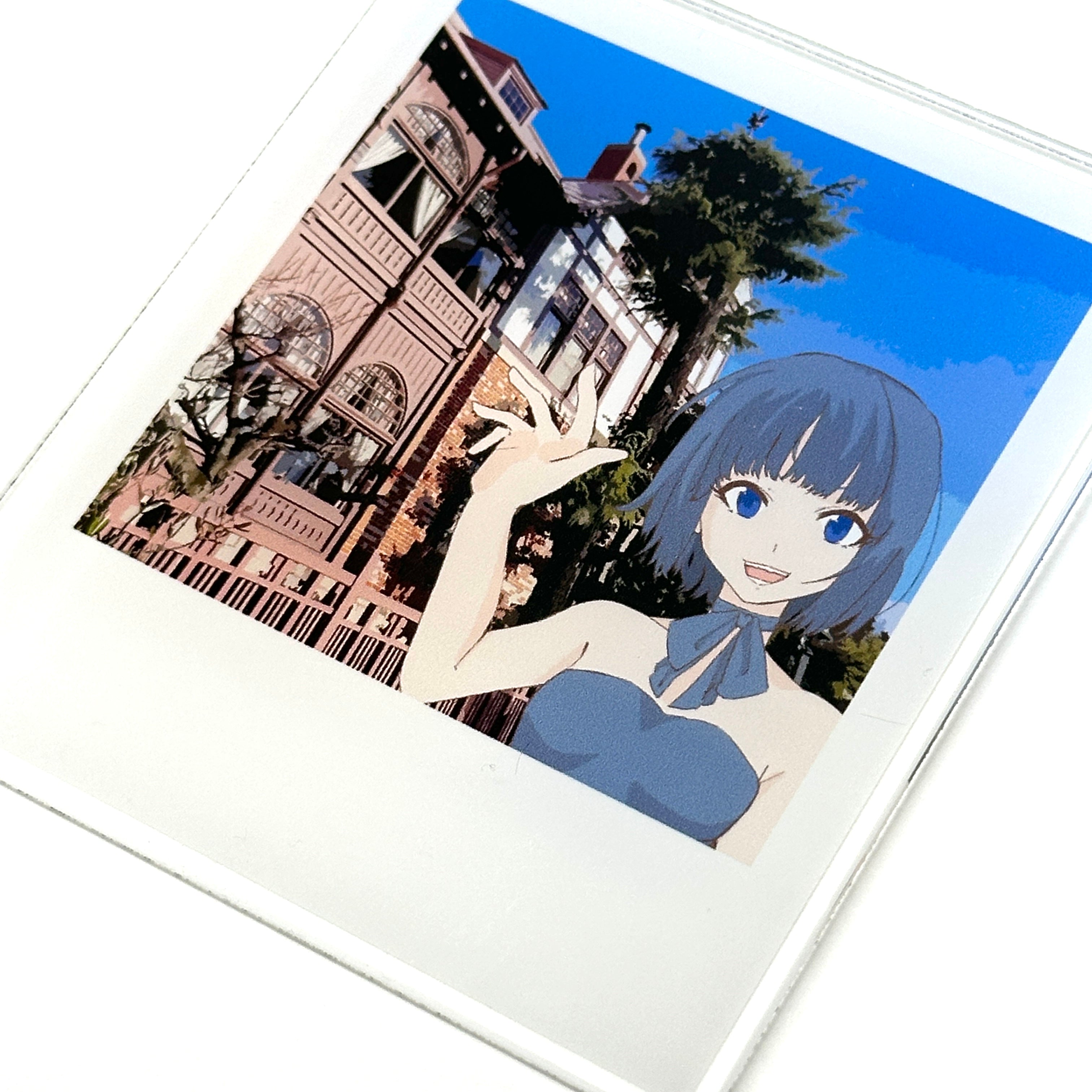 チェキ風アクリルキーホルダースクエア｜アクリルグッズをつくるなら