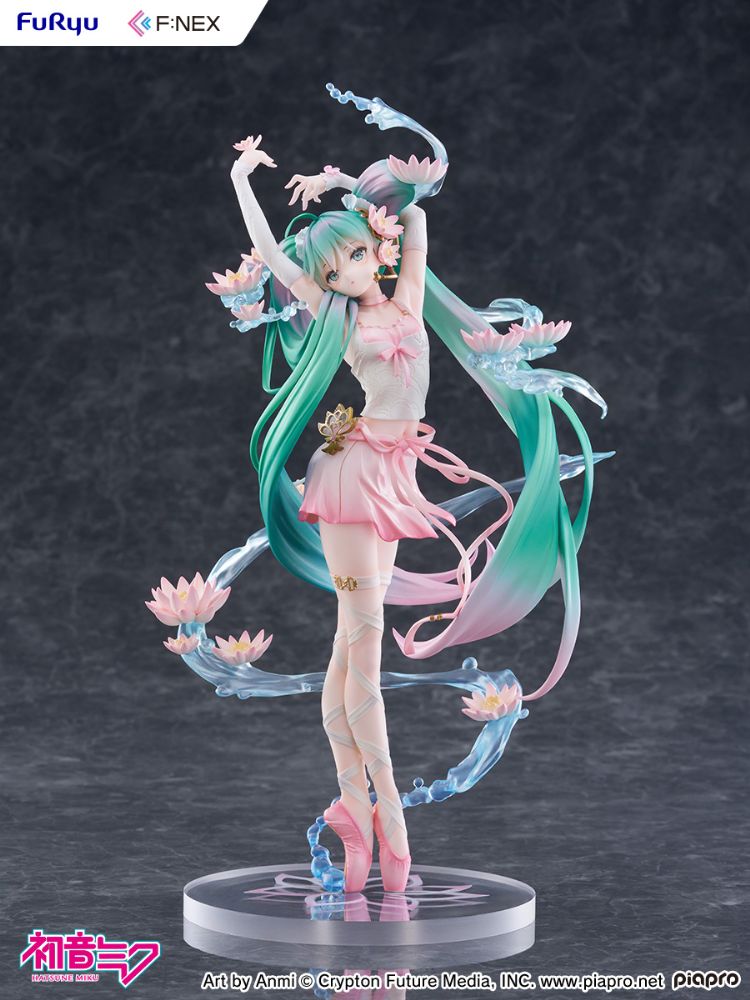 初音ミク 睡蓮ver. 1/7スケールフィギュア【4582655078772】｜フリュー