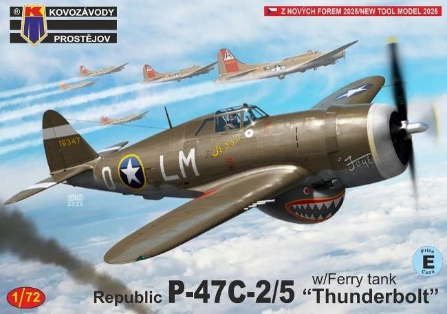 1/72 P-47C-2/5 サンダーボルト w/フェリータンク【KPM0515