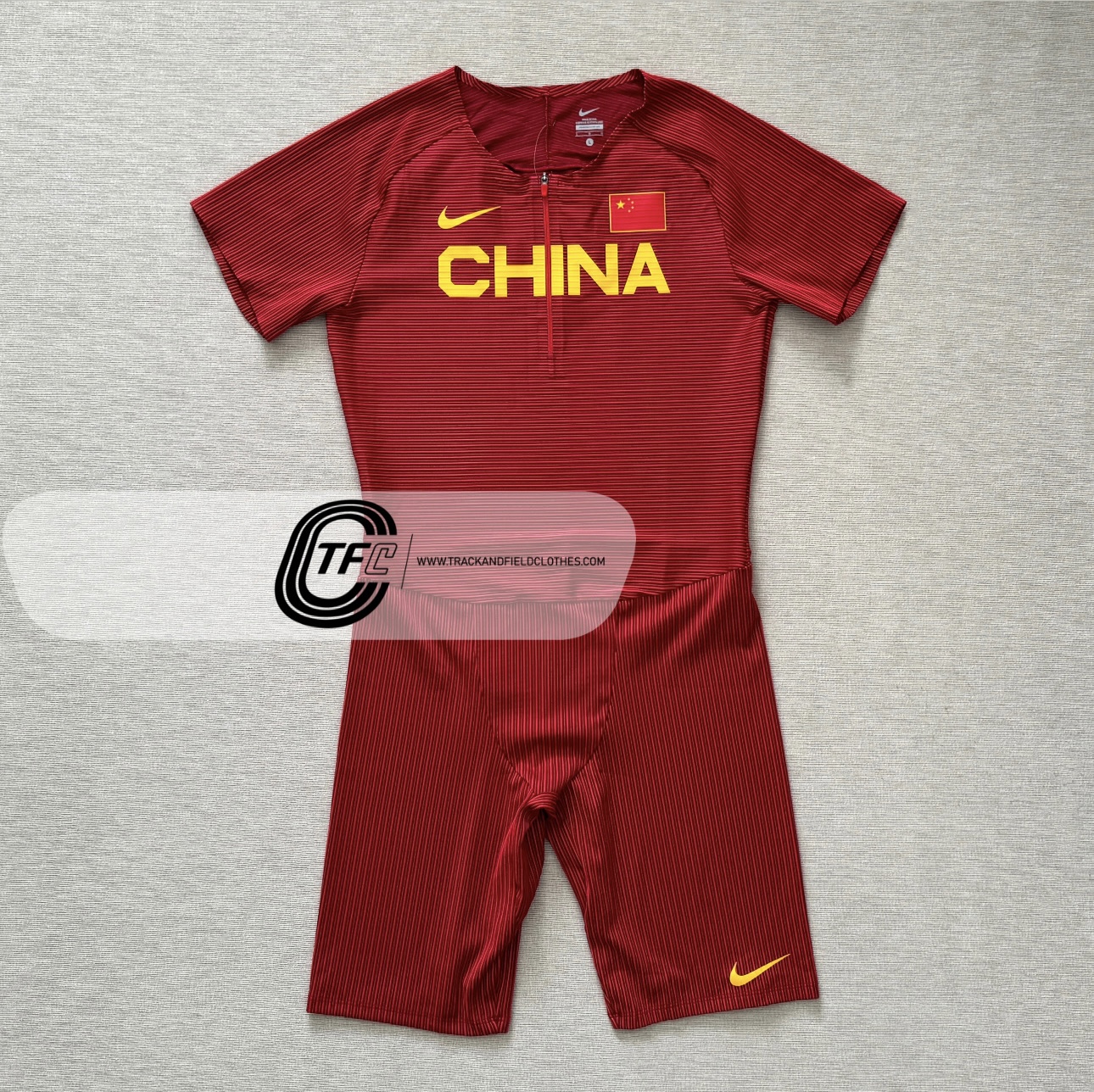 Nike 2021 China International Team Pro Elite Sleeves Speedsuit