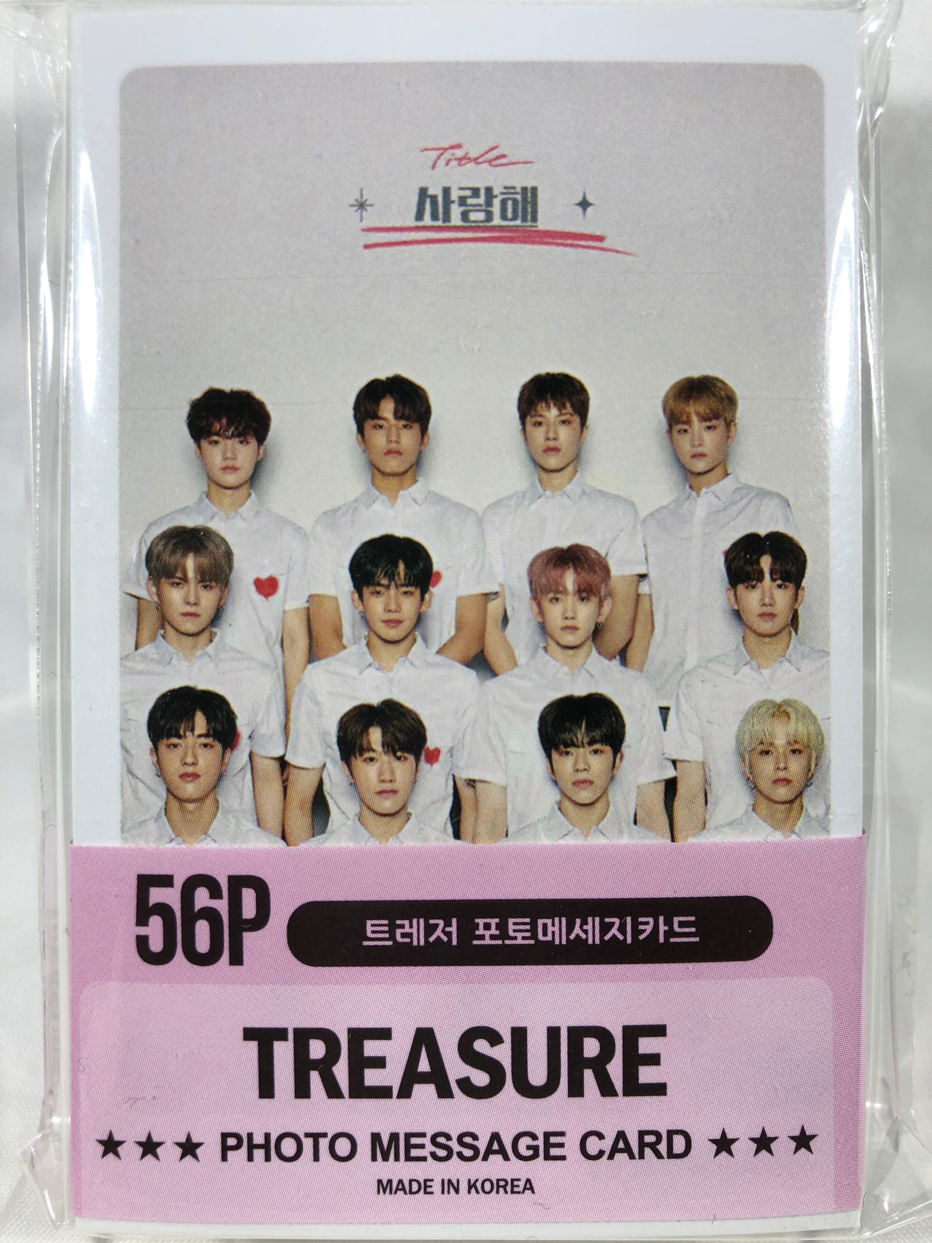 TREASURE トレジャー グッズ ／ フォト メッセージカード 56枚 (ミニ