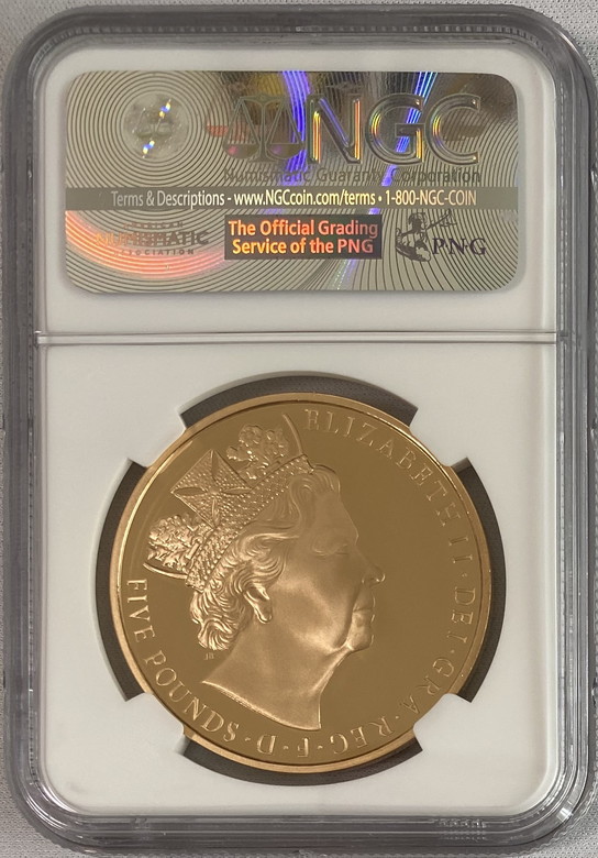 グレートブリテン2015年最長在位君主エリザベス2世1オンス5ポンド