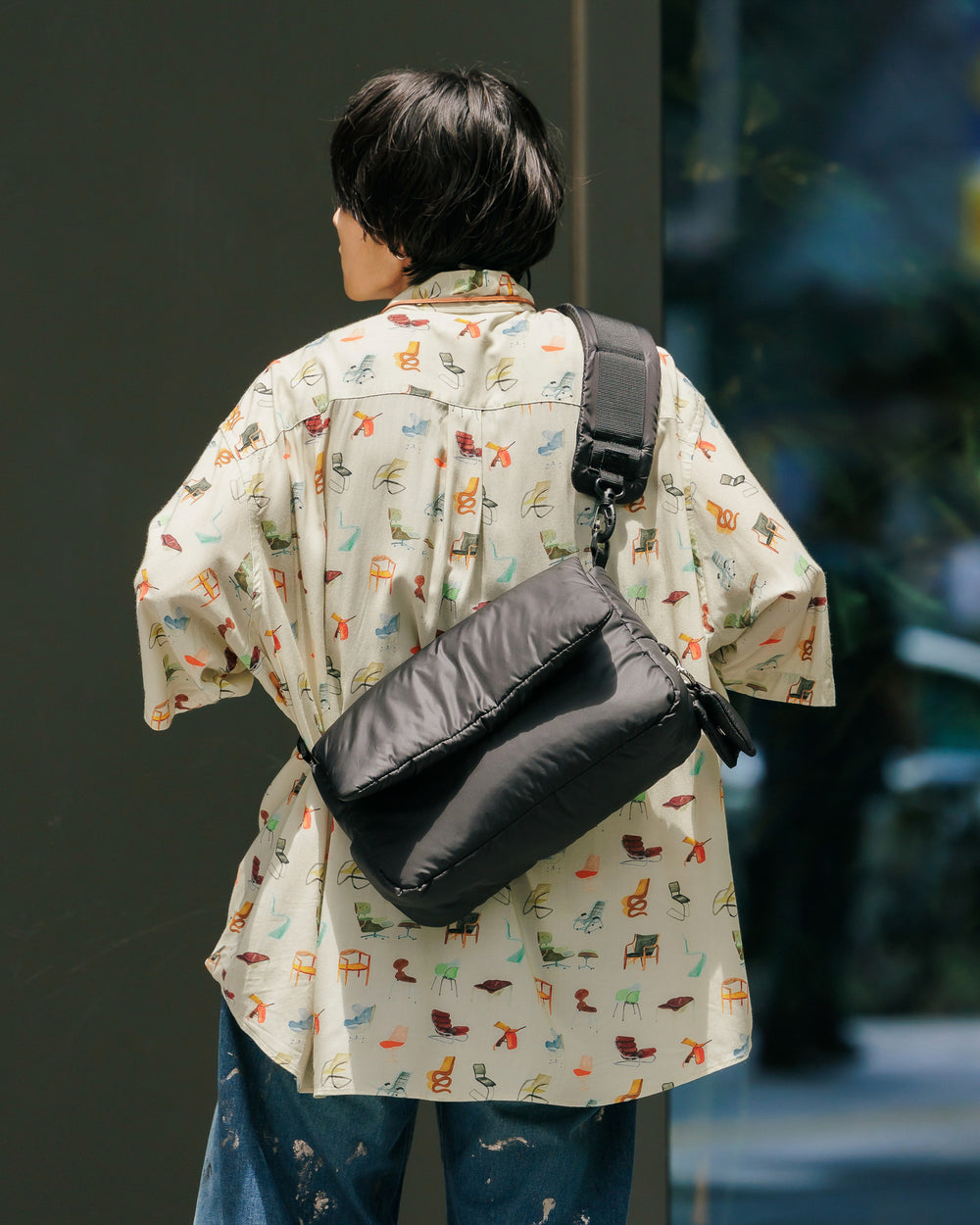 CLESSTE / Padded Flap Holiday Bag – Tree and Branch