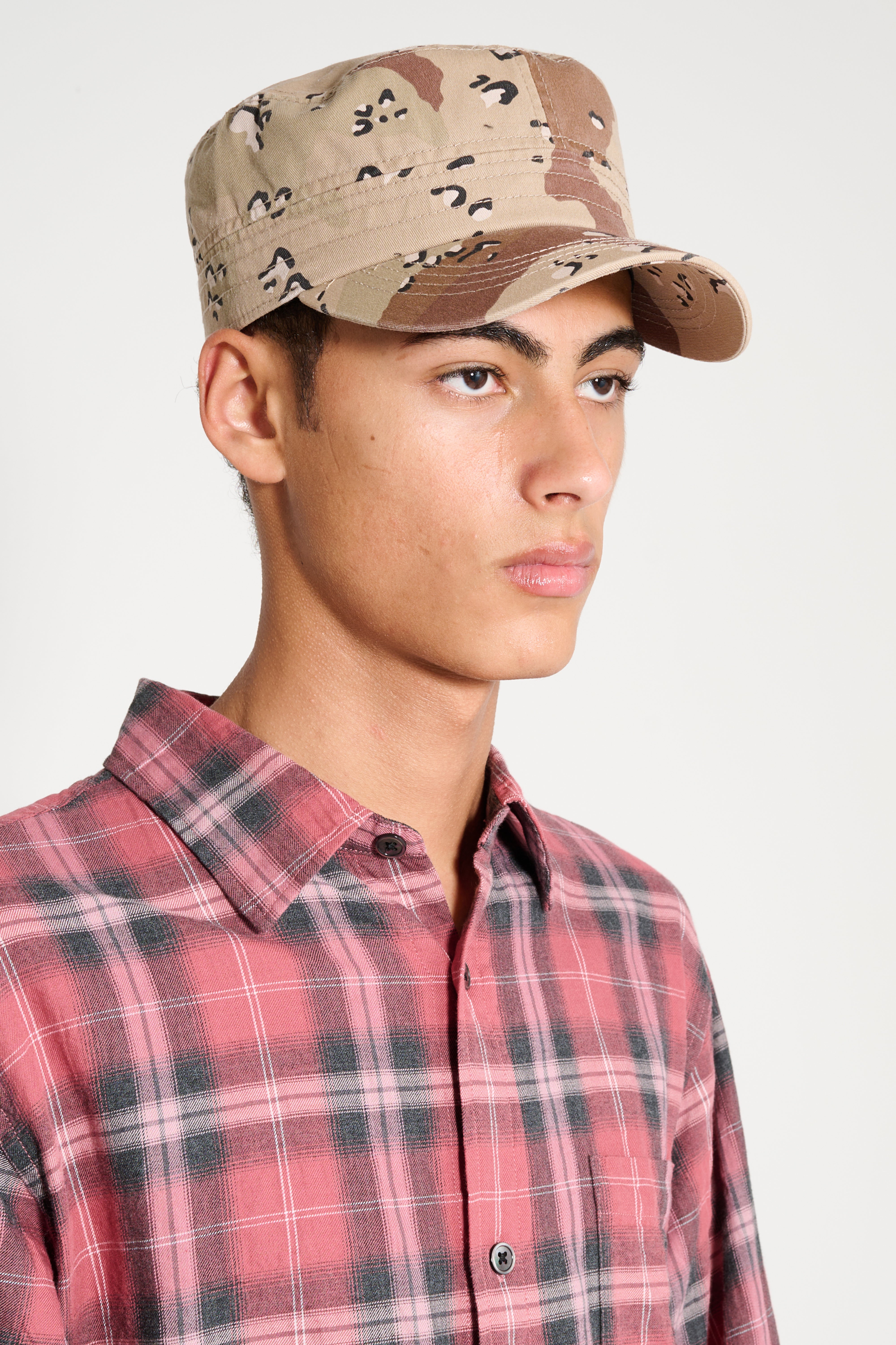 Stüssy Cadet Helvetica Logo Cap Camo – Très Bien