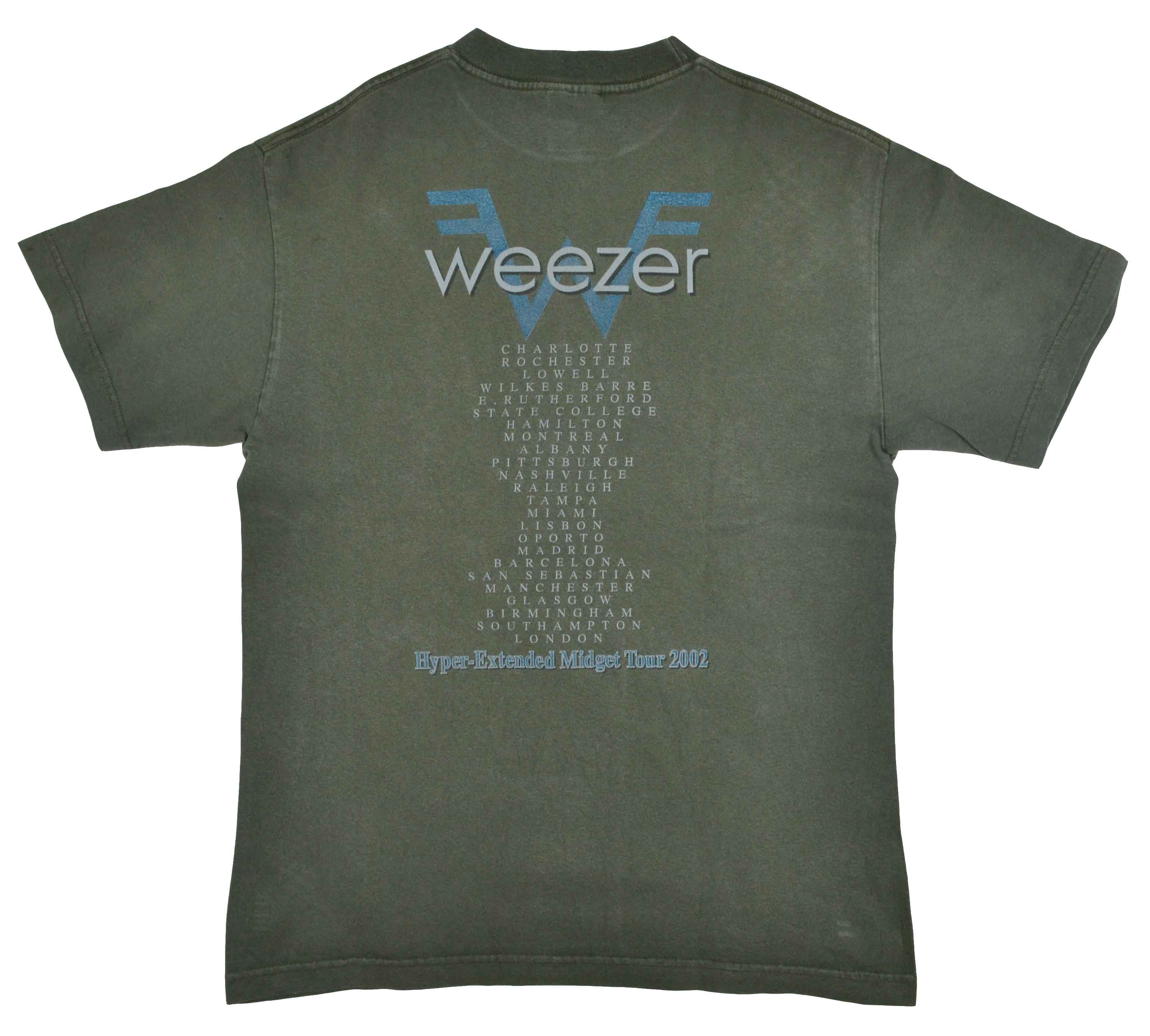 ▷ Vintage Weezer Tour T-Shirt 2002 | TWOVAULT