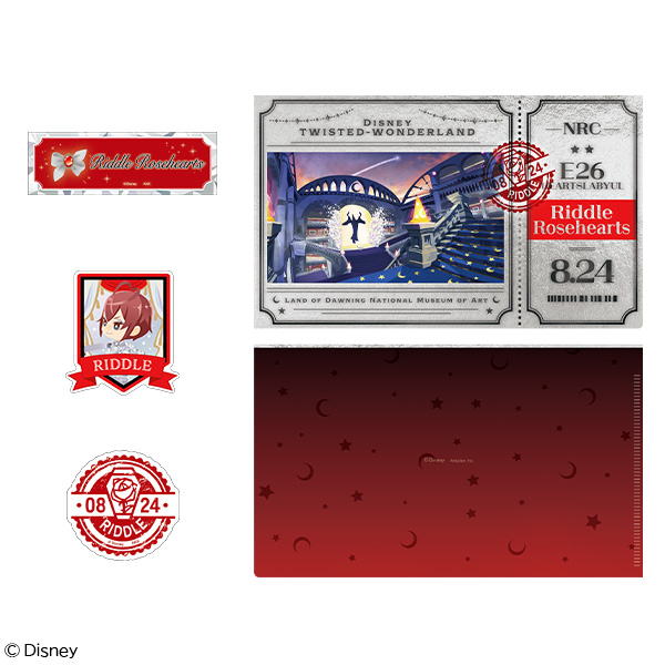 スクエア缶バッジプラチナジャケットver.リドル・ローズハート