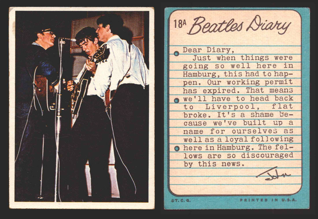 Beatles Diary Topps 1964 Vintage Trading Cards You Pick Singles