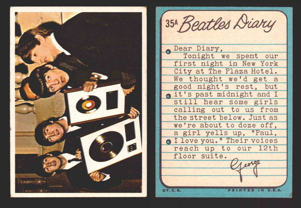 Beatles Diary Topps 1964 Vintage Trading Cards You Pick Singles