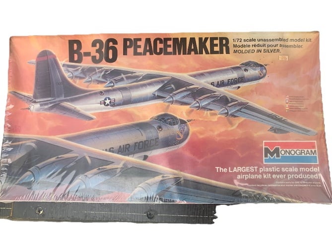Vintage Monogram B-36 Peacemaker 1:72 Model | Mercari