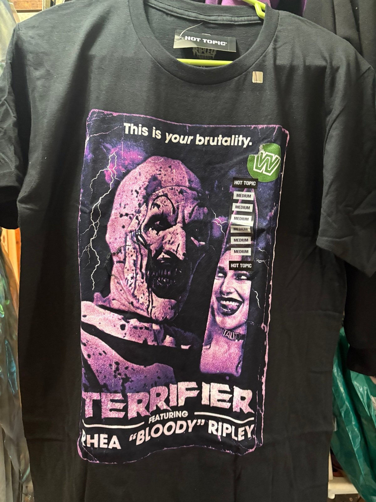 Rhea Ripley X Terrifier shirt Hot Topic | Mercari