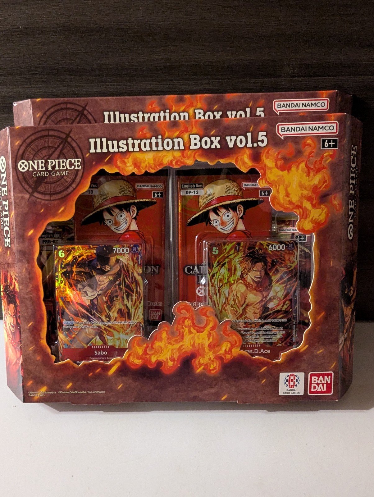 2x-One Piece TCG Illustration Box Vol. 5! New | Mercari