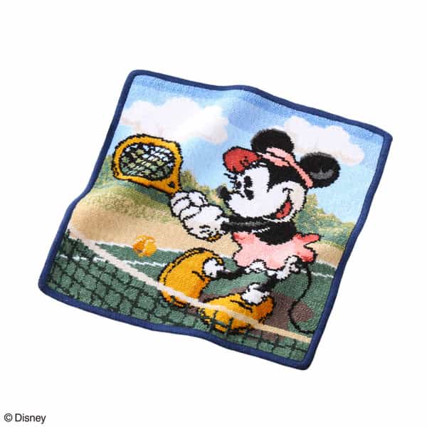 ミニーテニス タオルハンカチ（GUH15806）-ディズニー-UCHINO Online Shop