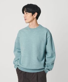 ハイブリッド ウール クルーネック ニット ウォッシャブル