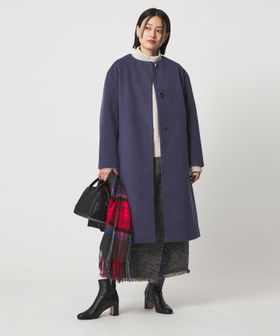 アウトレットのノーカラーコート（ブルー）の商品一覧｜ユナイテッド
