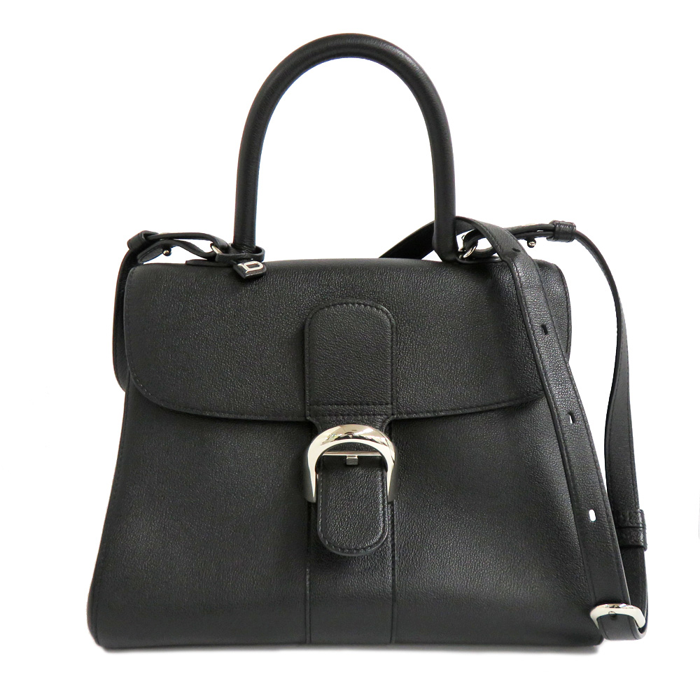 名古屋】【DELVAUX】デルヴォー ブリヨンMM ブラック シルバー金具