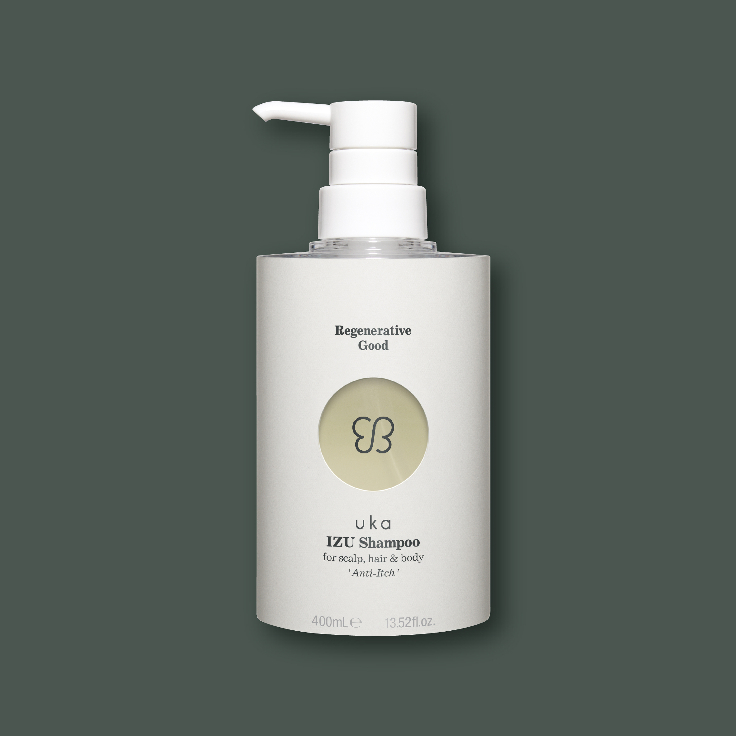 uka IZU Shampoo for scalp,hair&body 'Anti-Itch' 400mL Bottle