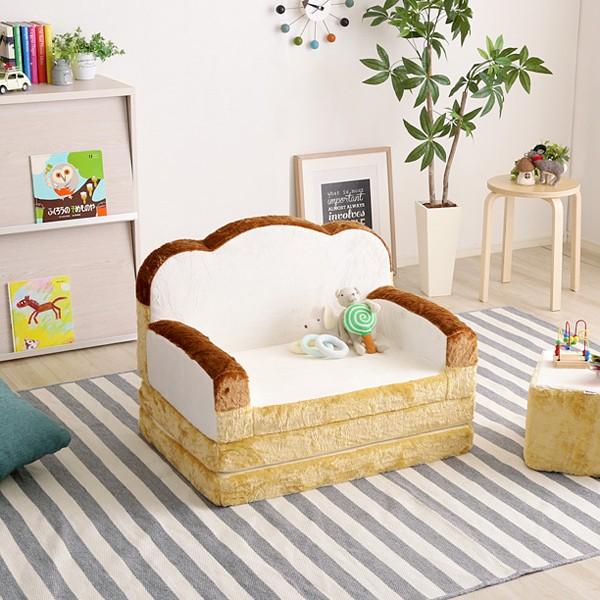 パンソファベッド 食パン おもしろデザイン かわいい おしゃれ 子供用