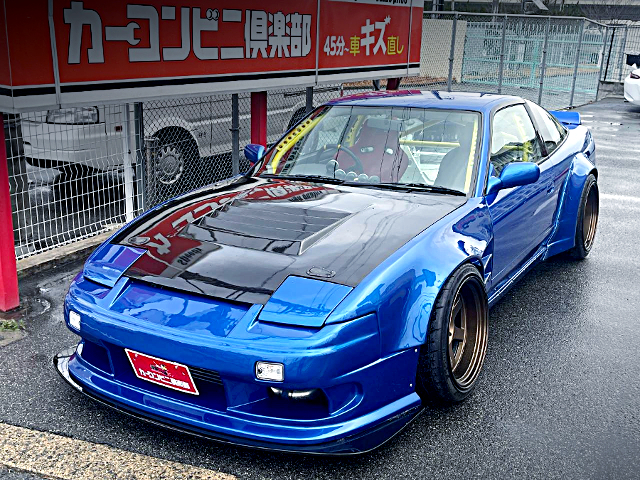 ワイドボディ公認！S15用SR20DET改HKS製GT-SSターボ！日産180SXの国内
