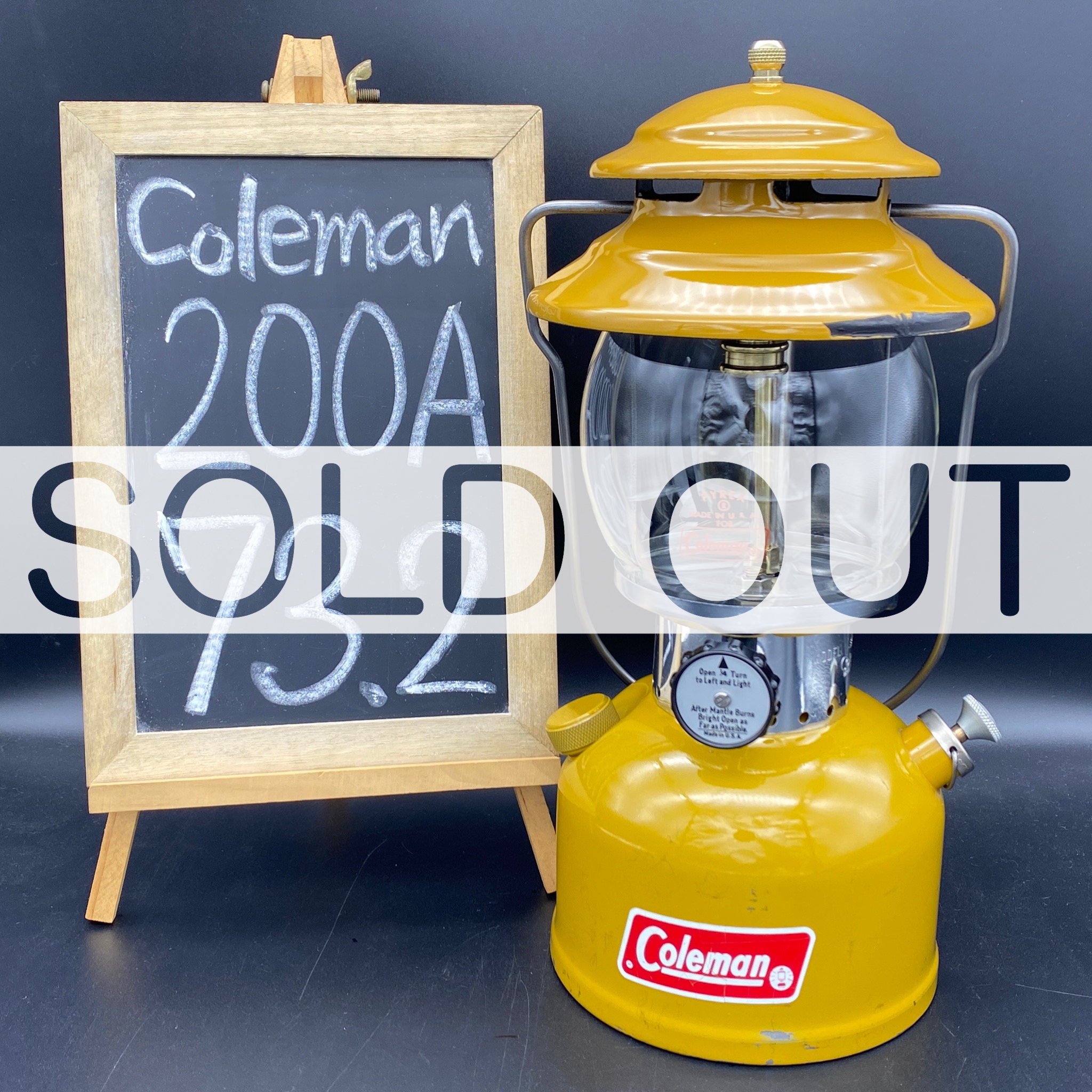 1973s COLEMAN 200A GOLD BOND LANTERN | U's Lantern