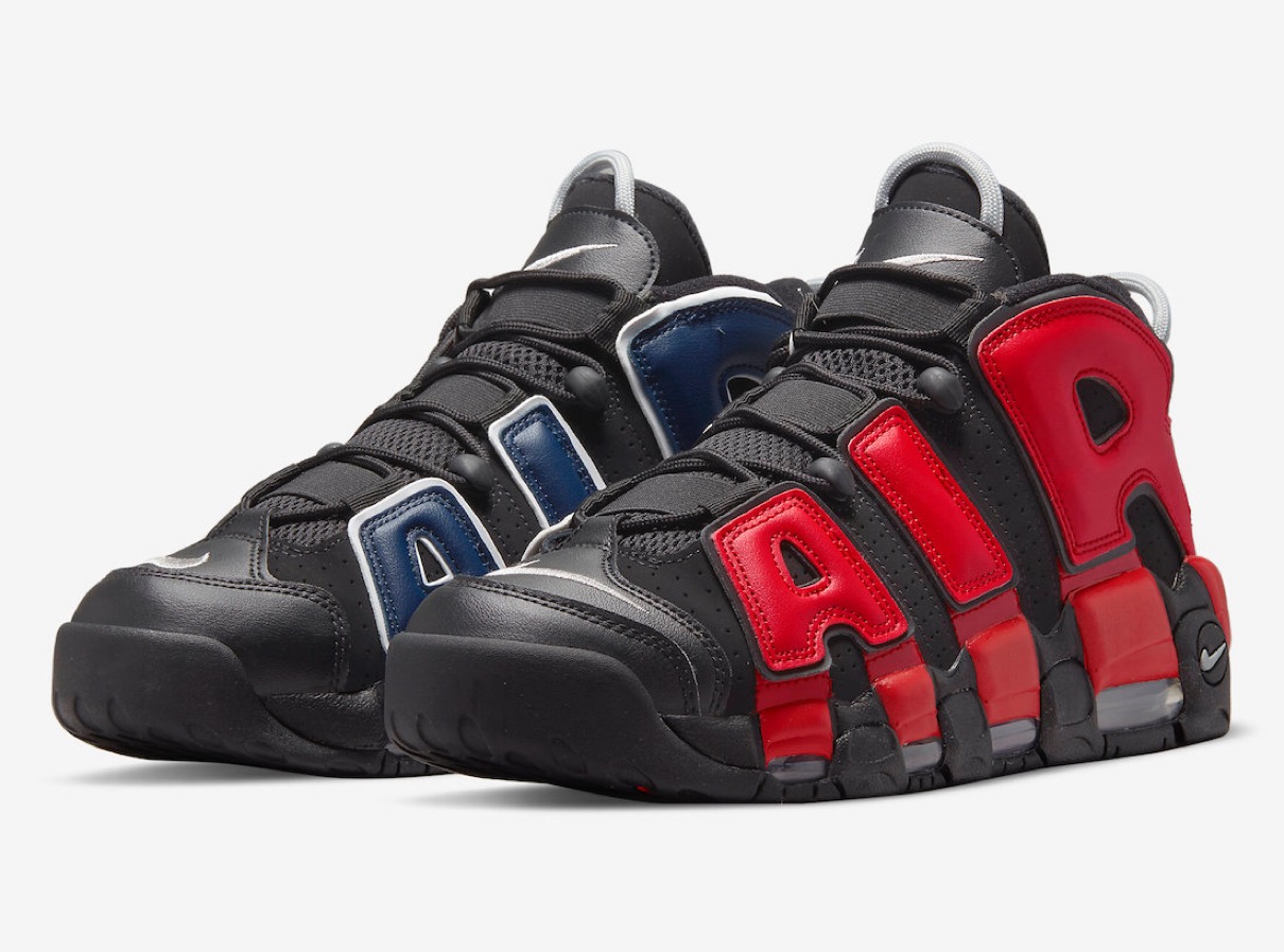 Nike】Air More Uptempo '96 “Black and University Red”が国内4月15日