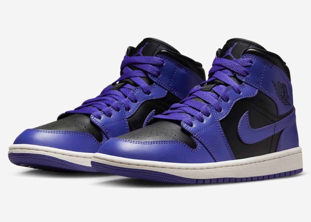 Nike Wmns Air Jordan 1 Mid “Purple/Black”が国内10月15日に発売予定