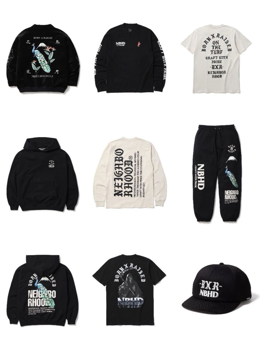 BornxRaised x NEIGHBORHOOD® コラボコレクションが国内2月22日より