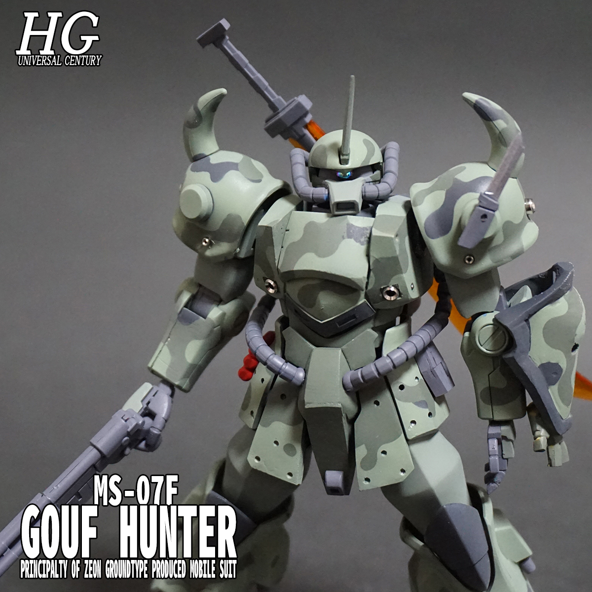 HGUC グフハンター【HGBF グフR35 改造品】完成！！