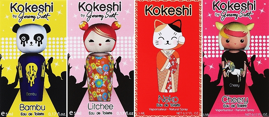 Kokeshi Mini - Set (4edt/5ml) | MAKEUP