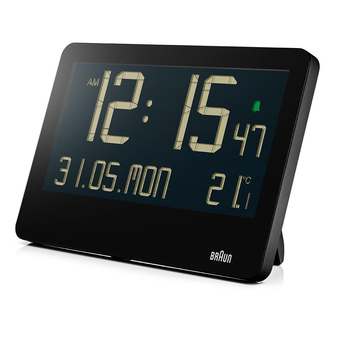 BC14 Braun digital wall clock - black – US - Braun Clocks & Watches