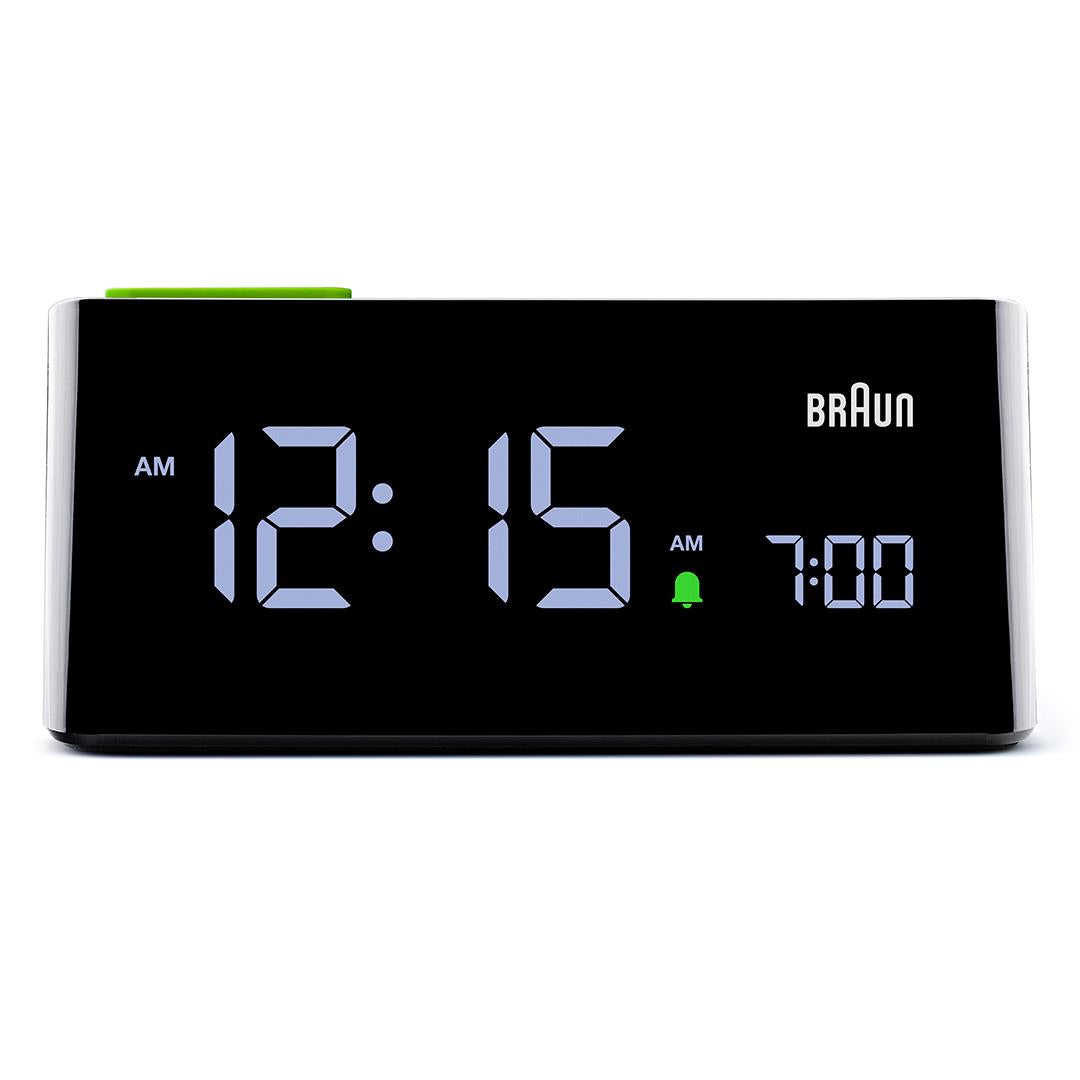 BC16 Braun digital VA LCD display clock - black – US - Braun