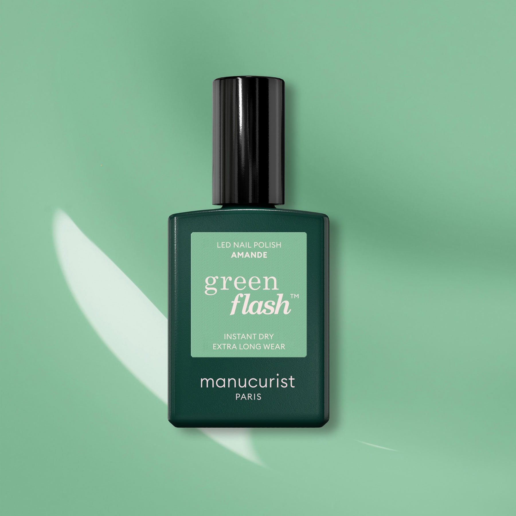 Mint green Gel nail polish - Amande | Manucurist