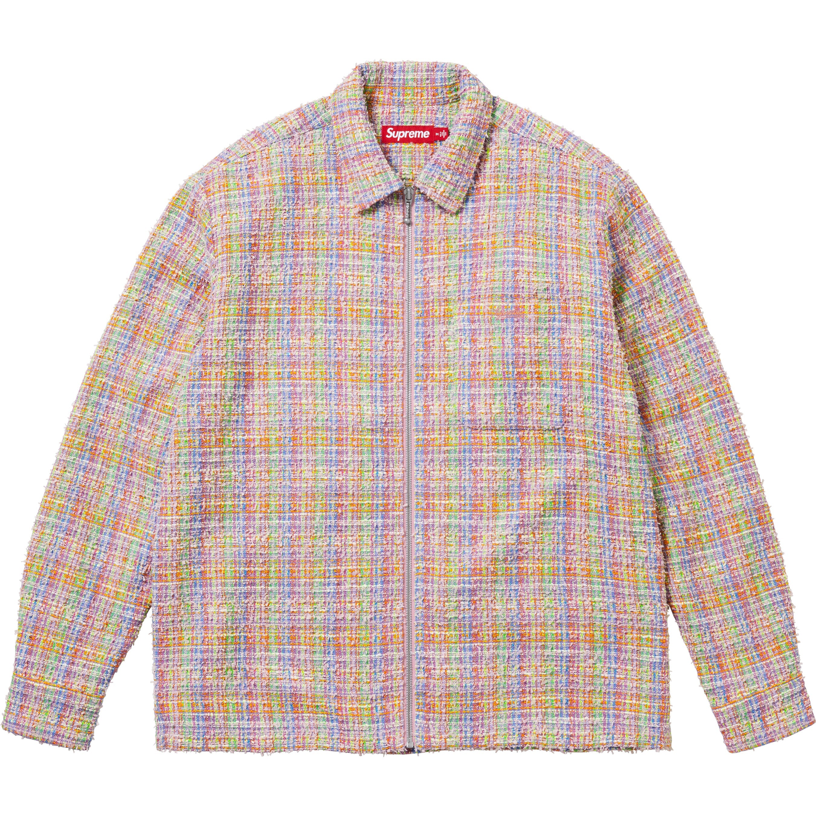 Bouclé Zip Up Shirt - Shop - Supreme