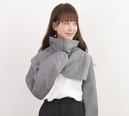 新商品「ショート・ジャケット」 - コラム｜完全遮光日傘｜サンバリア