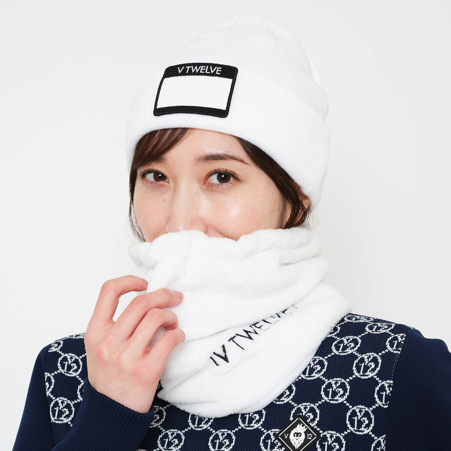 V12] ゴルフ メンズ,レディース ネックウォーマー SOFT NECK WARMER
