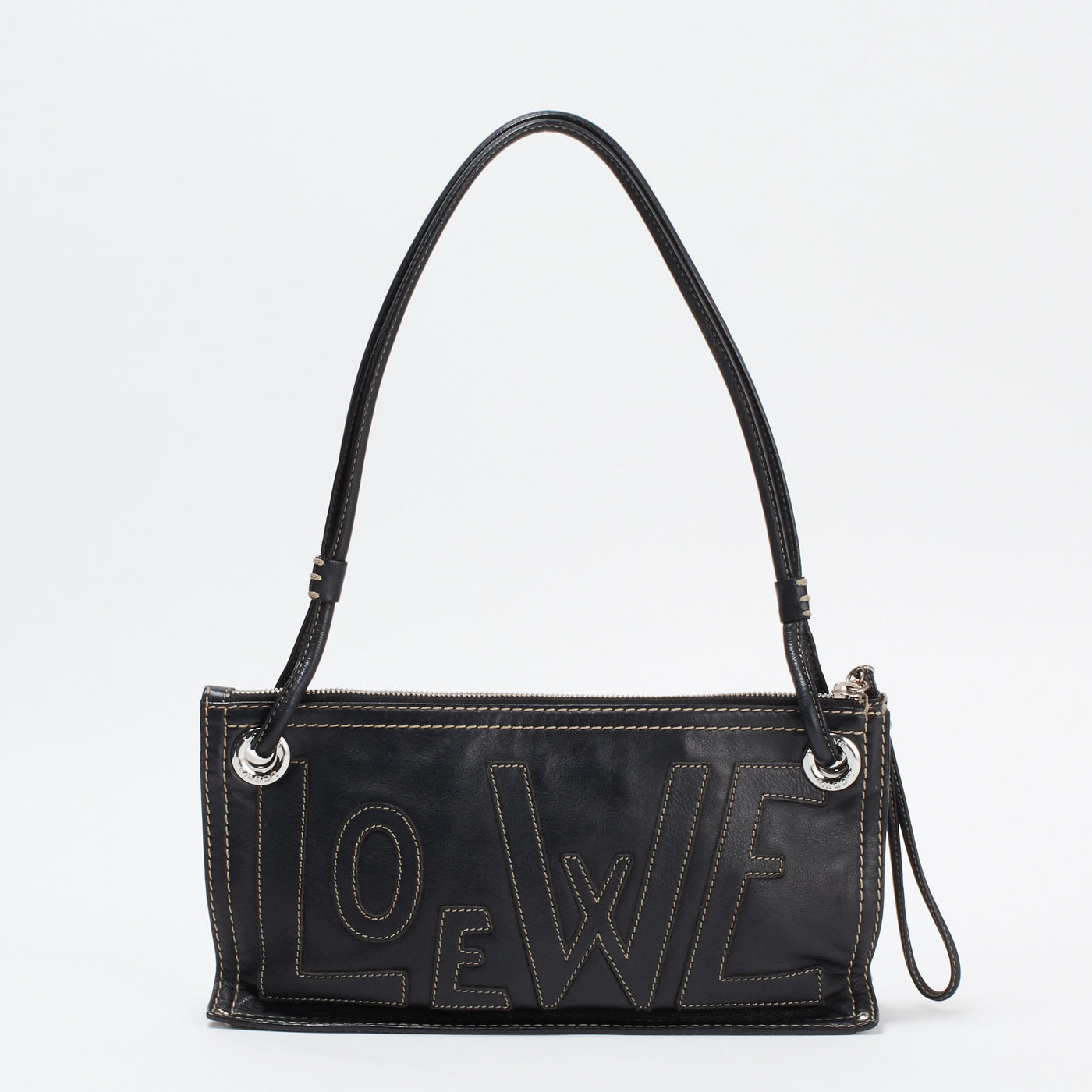 LOEWE/ロエベ】アナグラム レザー ステッチ ハンドバッグ｜ヴァル