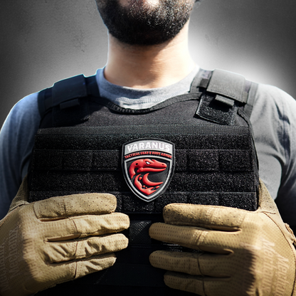 Varanus TACTICAL GEN2, Black, with Fusion IIIA Ballistic Panel