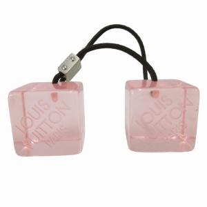 モノグラム シュシュ トロシュー ヘアゴム ブラウン ピンク M76954