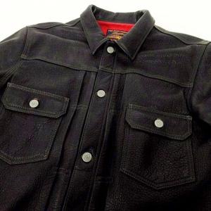 22SS ディアスキン 50'sジャケット FN-LJ-DJ002 革ジャン 42 ブラック