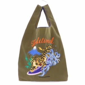 BALL & CHAIN ハンドバッグ エコバッグ(虎) カーキ（2023/01/17買取