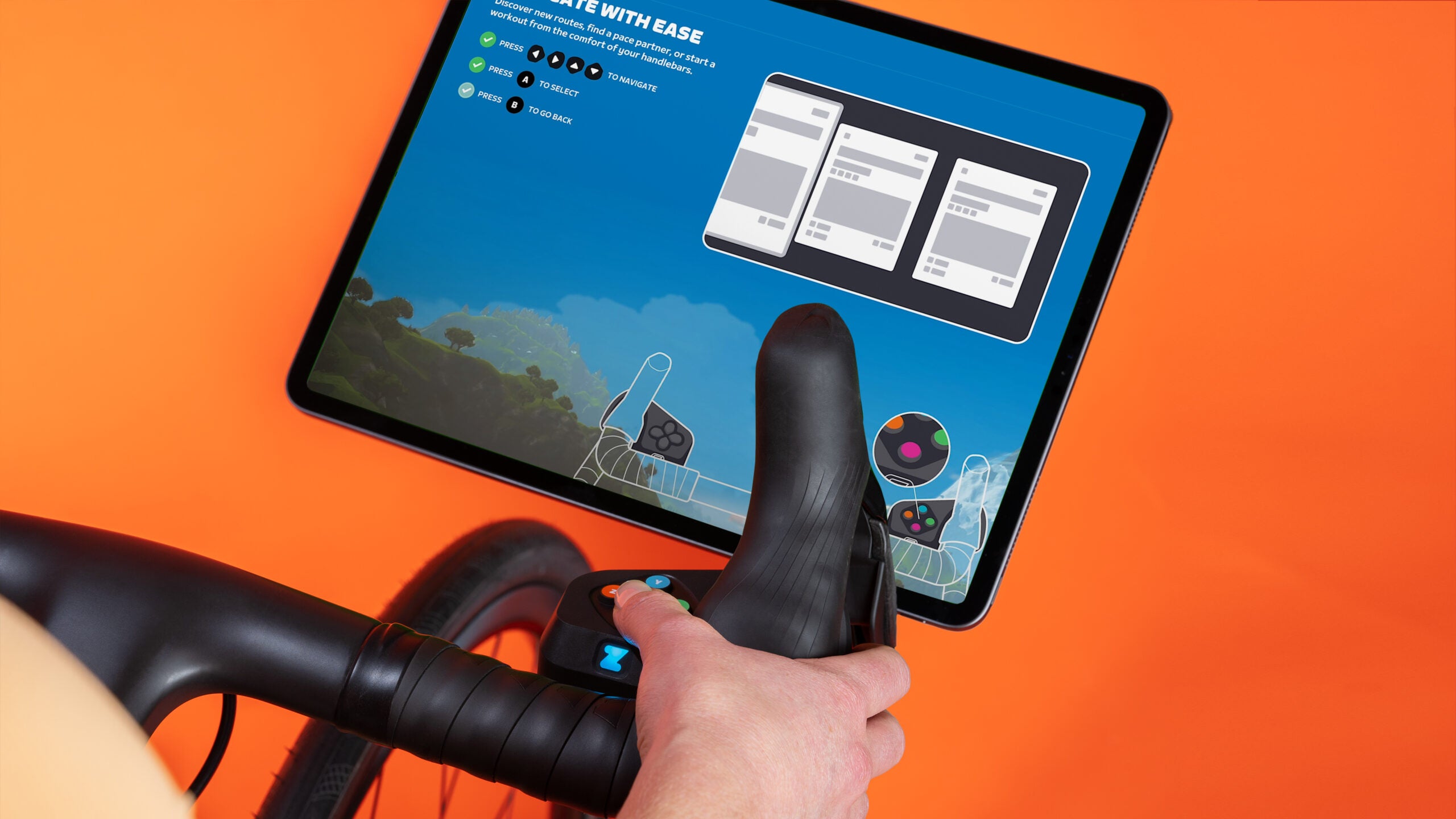 Zwift Play controllers bring the toolbar to your hands (and