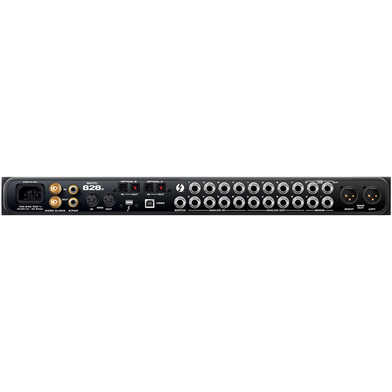 MOTU 828x Thunderbolt / USB 2.0 Audio Interface - Vintage King