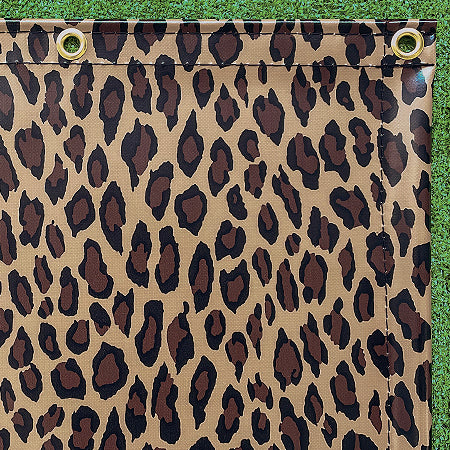 防炎・デザイン】ヒョウ柄ターポリン レパード 0.43mm（VB-043LP