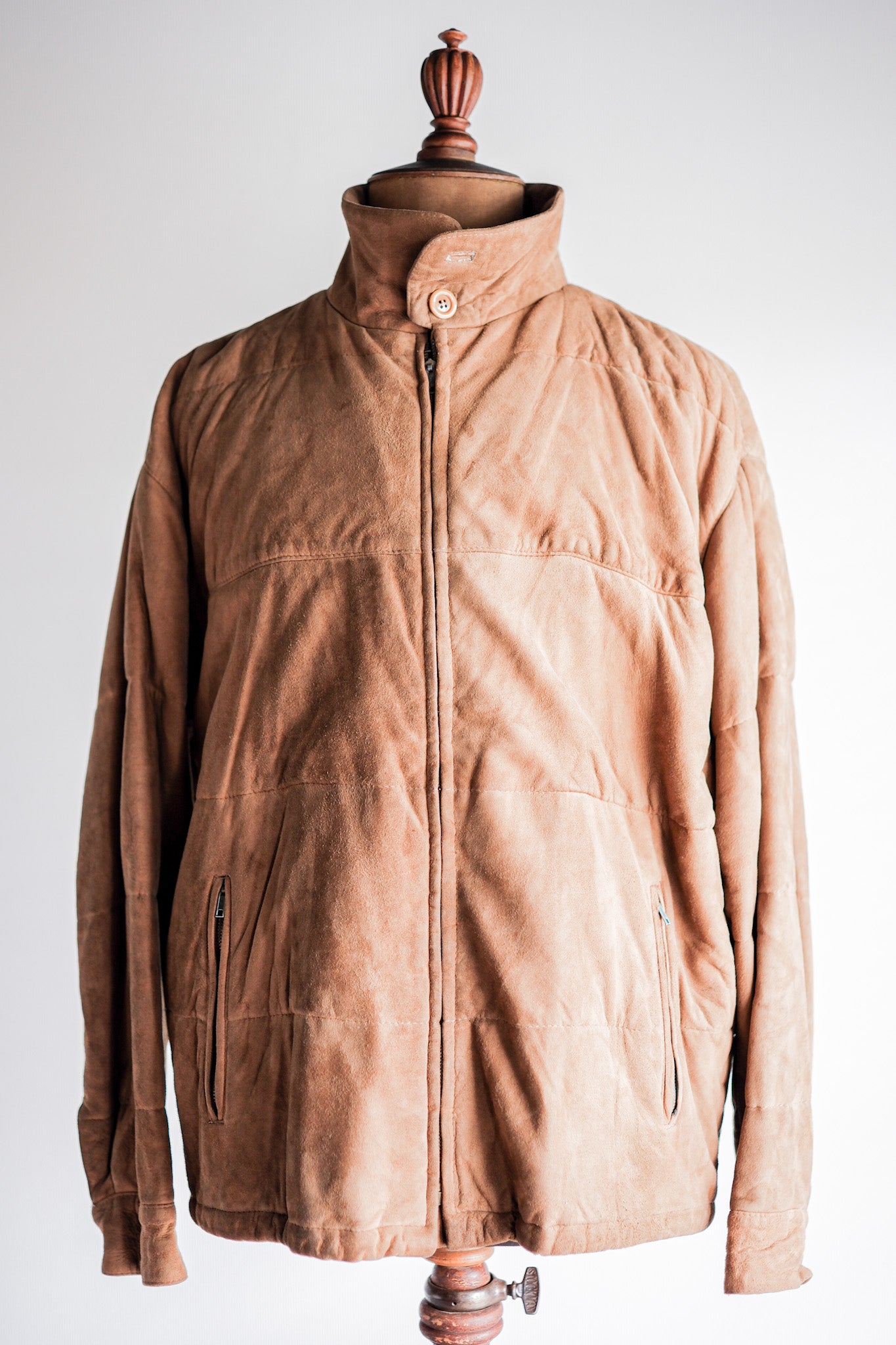 80's】Old GIORGIO ARMANI Suede Leather Jacket