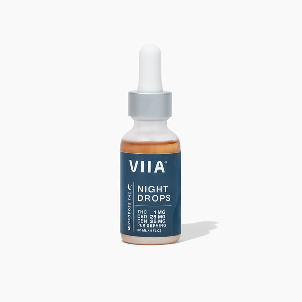 Night Drops: CBN + CBD Oil Drops with THC | VIIA