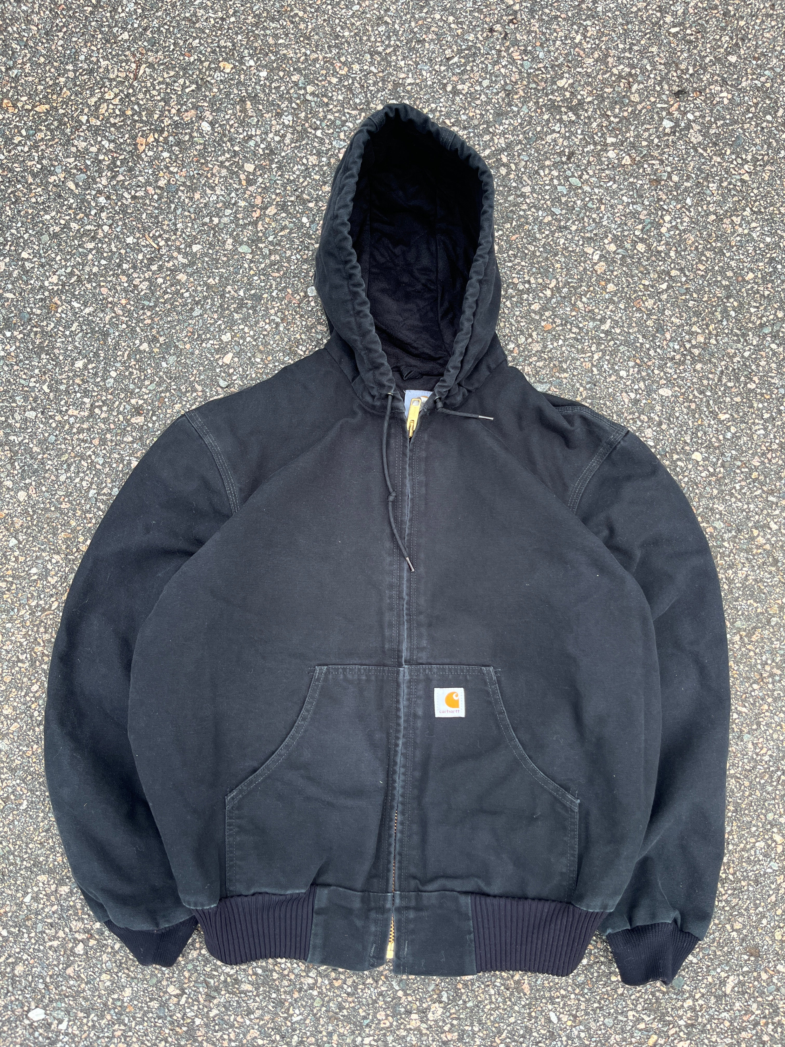 Faded Black Carhartt Active Jacket - Medium – VTG By Mike