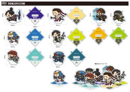 Apex Legends】 トレーディングアクスタ（Run Legends!）≪セット