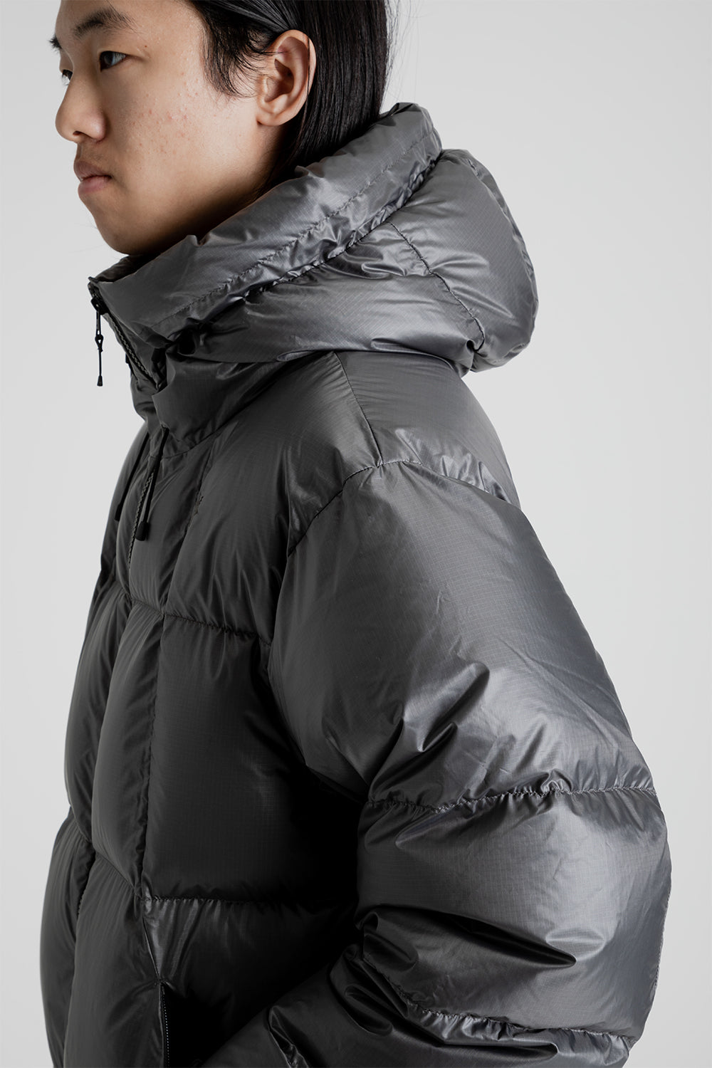 Goldwin Pertex Quantum Down Parka in Khaki Gray | Wallace