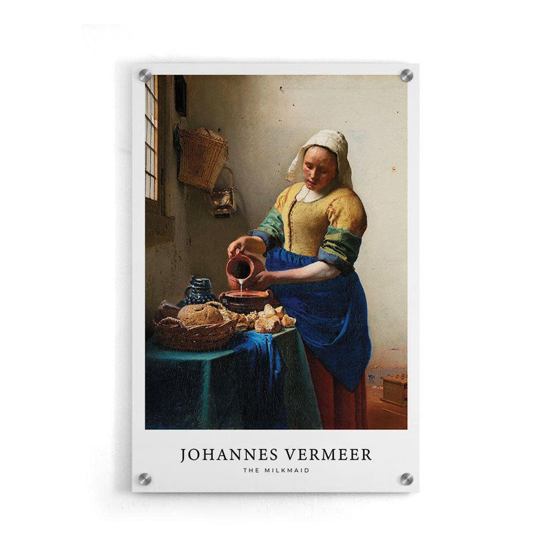 Johannes Vermeer - Het Melkmeisje schilderij kopen | Walljar.com